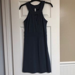 Gray halter dress